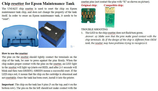 Caja de Mantenimiento Decodificadora con Chip para Impresoras Pro WP-4545 4020 4530 T6710 6711 - Image 12