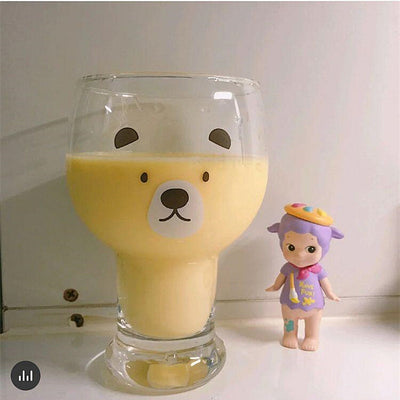 Vaso de Vidrio Infantil con Diseño de Osito para Bebidas Frías - Image 5