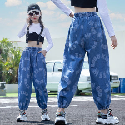 Pantalones Otoñales para Niñas con Tobillo Ajustado - Image 2