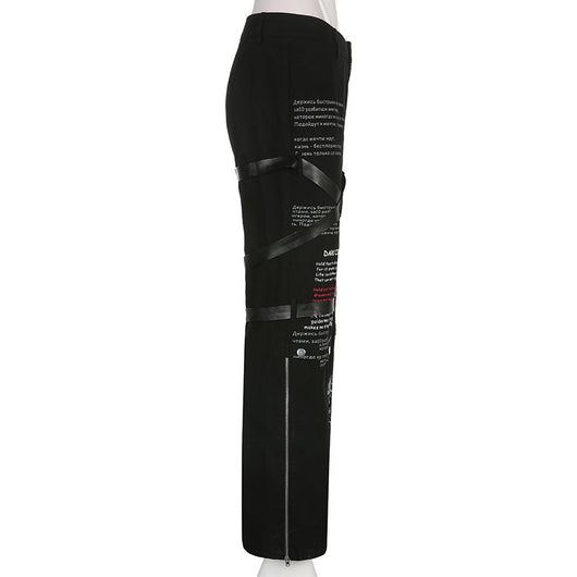 Pantalones Casuales Estampado Oscuro Street Spice - Image 14