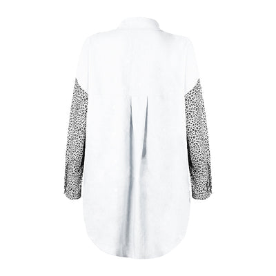 Cardigan de Solapa con Estampado Leopardo y Bolsillos - Image 22