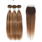 Peluca de Cabello Humano Multicolor