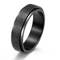 Sandblasting Rotating Spinner Ring Negro 10size