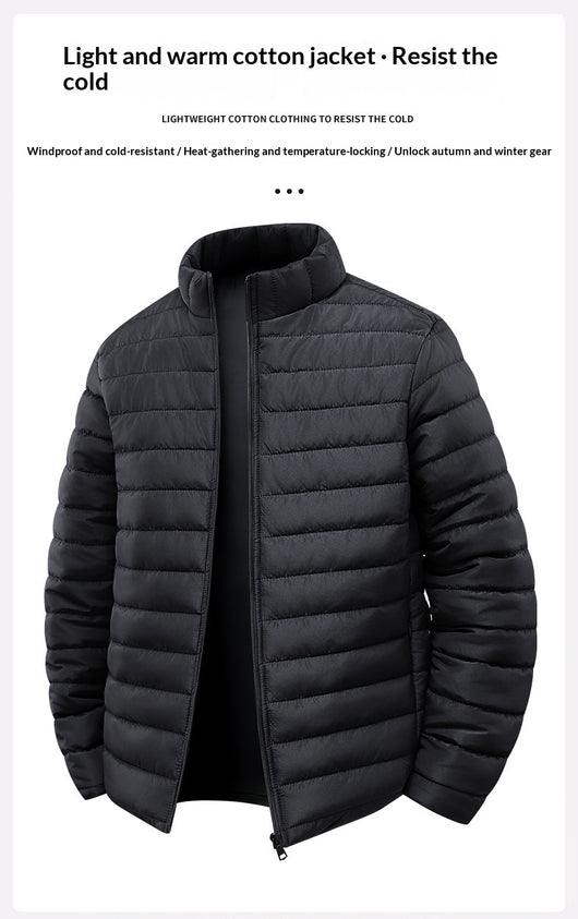 Abrigo de Invierno Unisex Acolchado con Cuello Alto - Resistente al Viento - Image 24