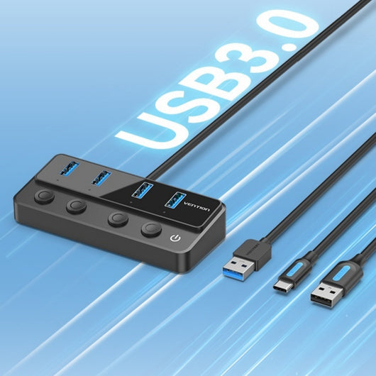 Estación de Expansión USB Multi-interfaz Vention - Dock Extensor Universal