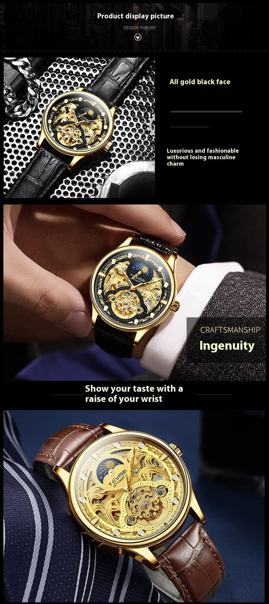 Reloj Automático de Negocios y Ocio Resistente al Agua para Hombre - Image 11