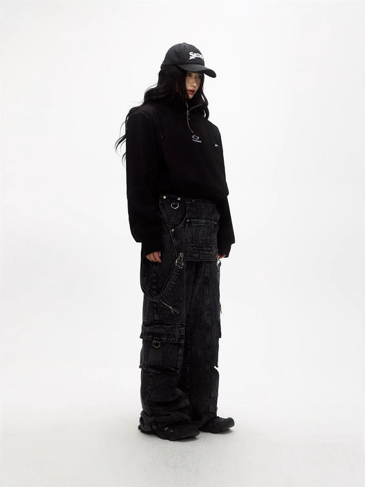 Pantalones Vaqueros Estilo Vintage Americano con Costuras de Diseño - Image 15