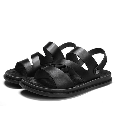 Sandalias de Cuero para Hombre - Versátiles para Conducir y Playa - Image 5