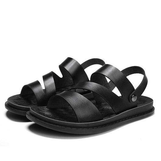 Sandalias de Cuero para Hombre - Versátiles para Conducir y Playa - Image 5