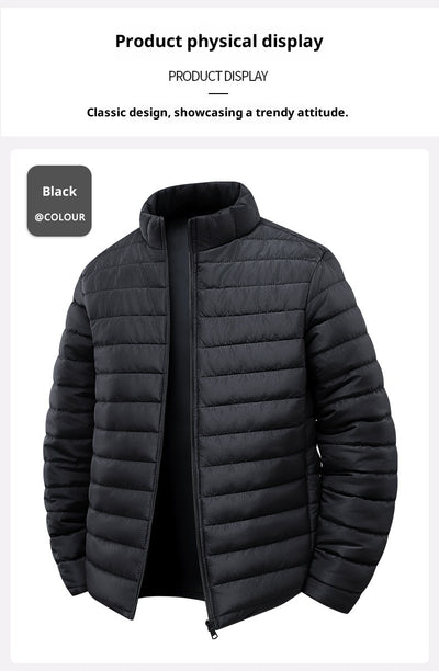 Abrigo de Invierno Unisex Acolchado con Cuello Alto - Resistente al Viento - Image 13