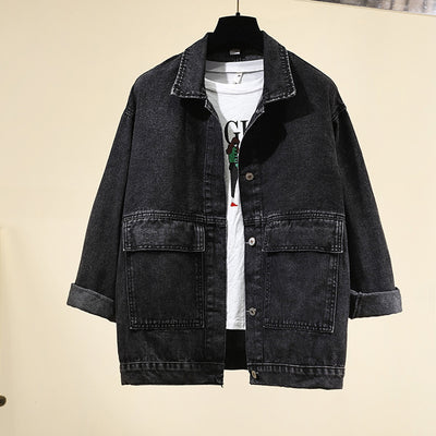 Blusa Holgada Estilo Coreano Boyfriend Retro Harajuku para Estudiantes - Image 7