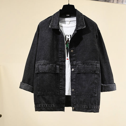 Blusa Holgada Estilo Coreano Boyfriend Retro Harajuku para Estudiantes - Image 7