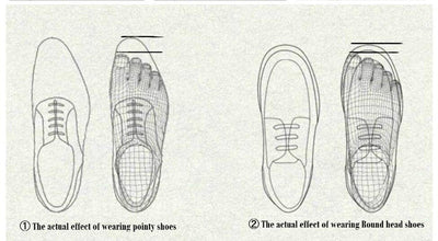 Zapatos de Cuero Formales Punta Aguda para Negocios - Image 17
