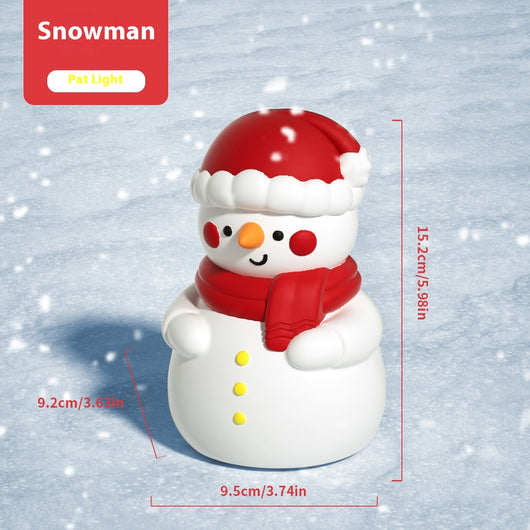 Lámpara Nocturna Muñeco de Nieve - Luz LED Suave para Dormitorio Infantil - Image 15