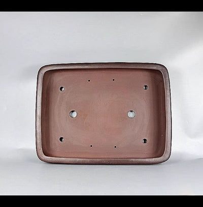Maceta Artesanal Rectangular de Barro Púrpura Antiguo - Image 5