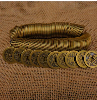 Monedas de Cobre Antiguas de los Diez Emperadores de la Dinastía Qing - Image 2