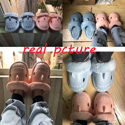 Pantuflas Tiburón Invierno Desmontables - Cálidas y Acogedoras para Casa - Image 25