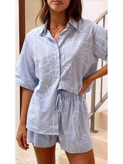 Conjunto de Shorts y Playera de Manga Corta para Hombre - Image 17