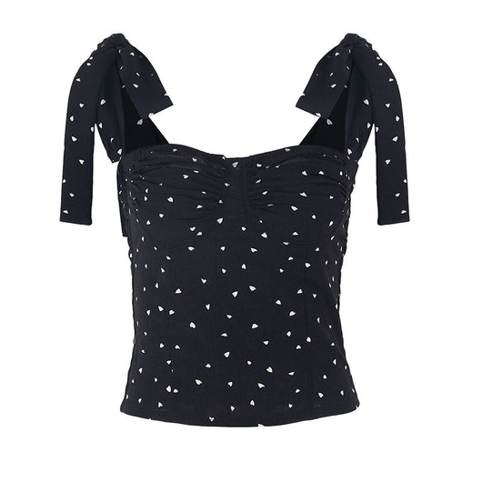 Top Ajustado con Tiras Punteadas para Mujer - Image 5