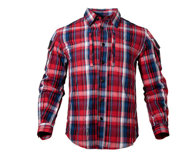 Camisa de Cuadros Suelta Manga Larga - Estilo Europeo Moderno - Image 3