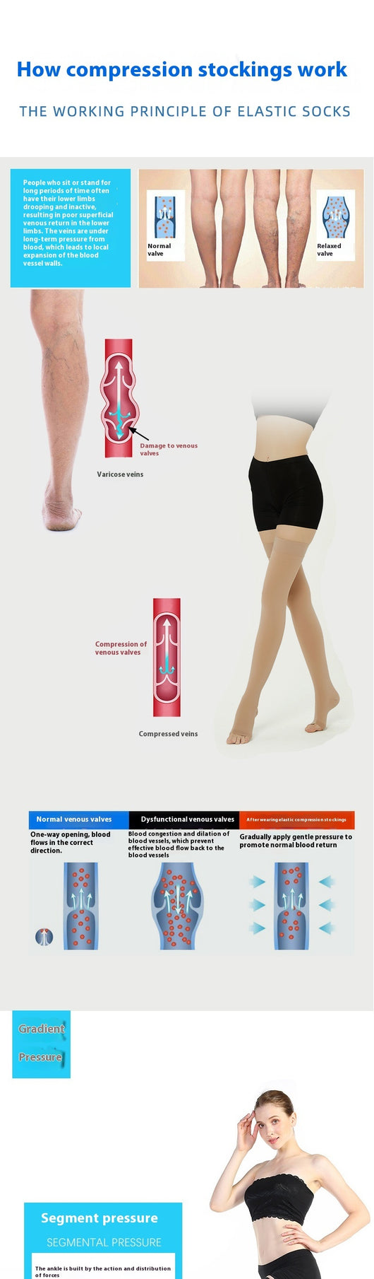 Medias de Compresión Deportiva Hasta la Rodilla con Soporte Elástico - Image 12