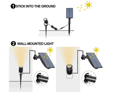 Lámpara Solar de Jardín con Estaca - Iluminación Exterior Automática - Image 9