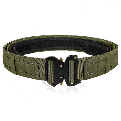 Cinturón Táctico Militar Doble Capa para Entrenamiento al Aire Libre