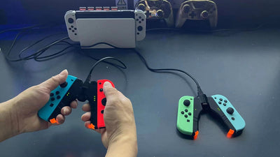 Cargador Múltiple 4 en 1 para Controles Nintendo Switch - Base de Carga Rápida - Image 25