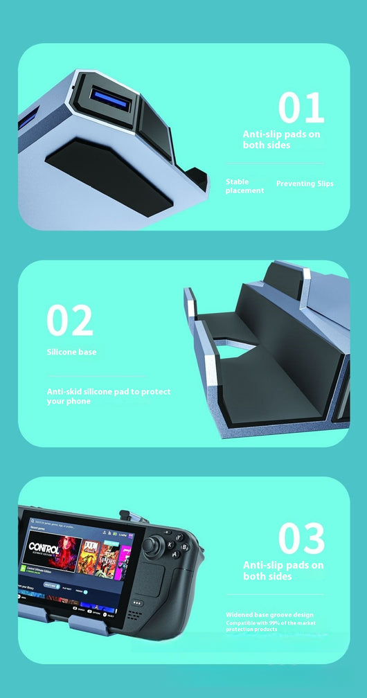 Base Docking 6 en 1 para Consolas Portátiles con 4K HD - Image 10