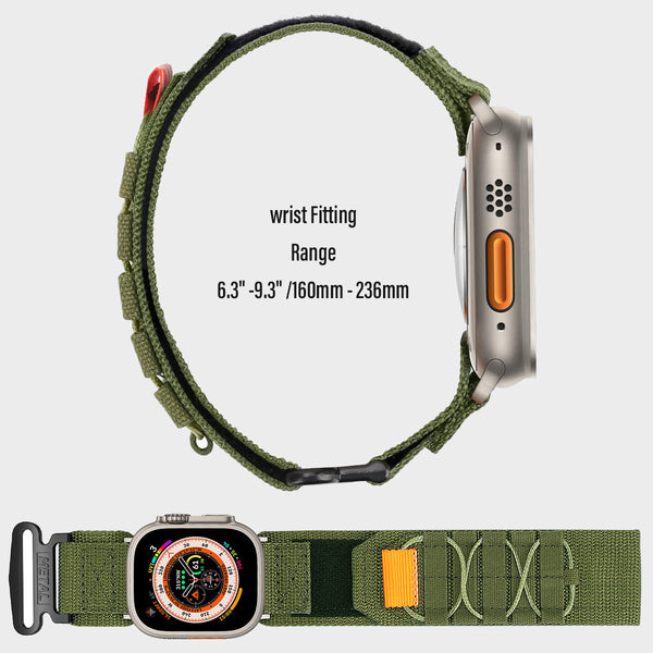 Correa Deportiva de Nylon para Apple Watch - Resistente y Versátil