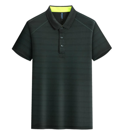 Polo Deportivo de Seda Cristal con Solapa - Secado Rápido para Actividades al Aire Libre - Image 7