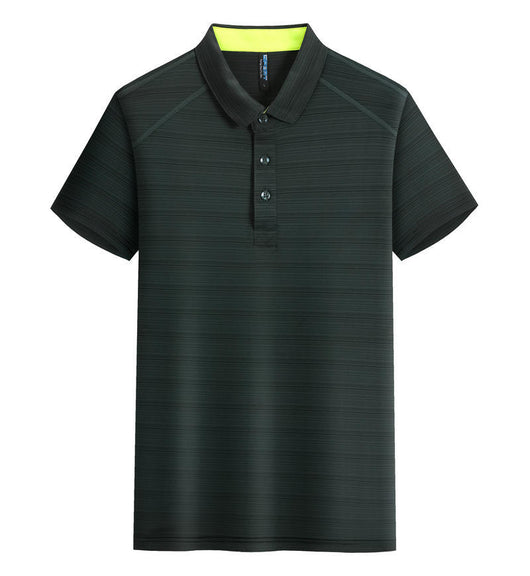 Polo Deportivo de Seda Cristal con Solapa - Secado Rápido para Actividades al Aire Libre - Image 7