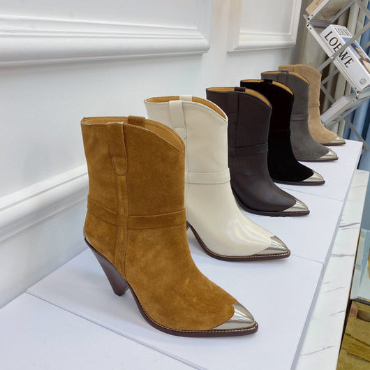 Botas Martin Cortas con Punta y Refuerzo de Acero - Diseño Personalizado Tendencia - Image 4
