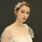 Diadema Nupcial Artesanal con Clip Lateral para Novia