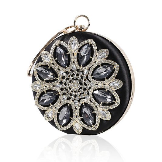 Bolso de Noche Mujer Elegante con Cristales Diamante - Cartera de Fiesta - Image 2