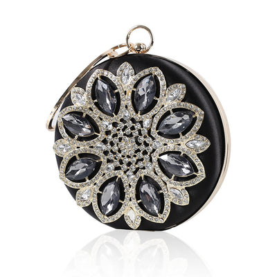 Bolso de Noche Mujer Elegante con Cristales Diamante - Cartera de Fiesta - Image 2
