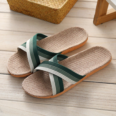 Pantuflas de Lino para Pareja - Cómodas para Casa con Suela Gruesa - Image 3