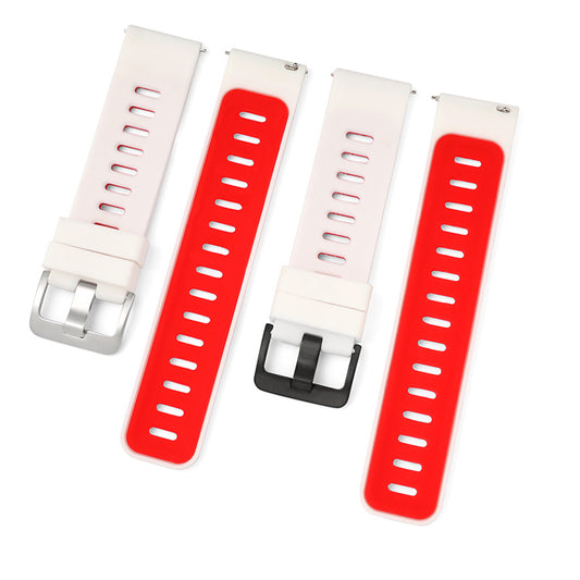 Correa Inteligente Bicolor de Silicona para Reloj Inteligente 20-22mm - Image 2