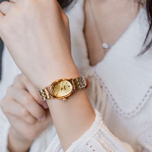 Reloj Acero Oval Estilo Antiguo para Mujer - Image 4