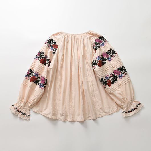 Blusa Casual de Algodón para Mujer con Cuello Redondo y Manga Larga - Image 13
