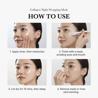 Mascarilla Desprendible de Colágeno con Aplicador - Hidratación y Transparencia - Image 10