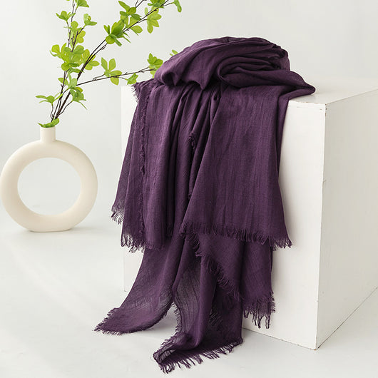 Pañuelo de Algodón y Lino Verano - Protección Solar Elegante - Image 37