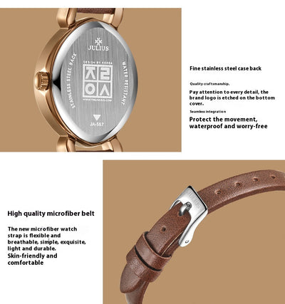 Reloj de Moda Compacto con Movimiento de Cuarzo y Resistencia al Agua - Image 21