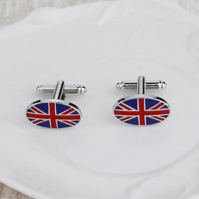 Gemelos Bandera Británica Geométricos para Camisa Francesa Hombre - Image 8