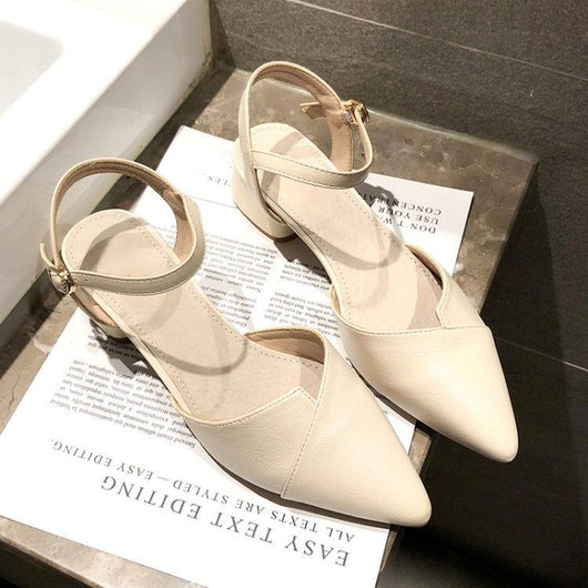 Sandalias Baotou de Tacón Punta Afilada - Estilo Hada Verano - Image 3