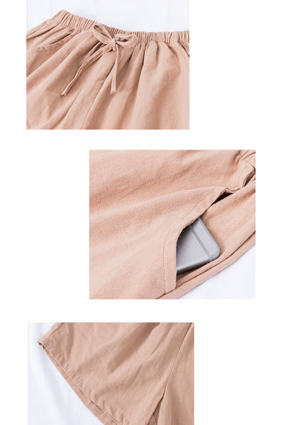 Shorts de Algodón y Lino para Mujer - Image 12