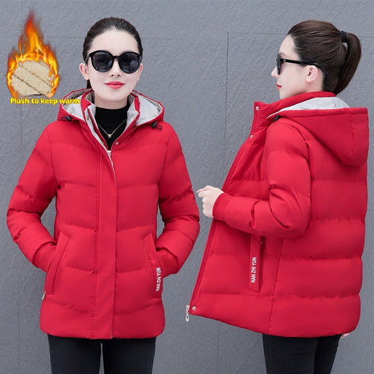 Abrigo de Plumón con Forro Polar para Mujer - Diseño Cálido y Elegante - Image 2