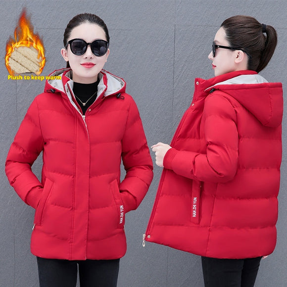 Abrigo de Plumón con Forro Polar para Mujer - Diseño Cálido y Elegante