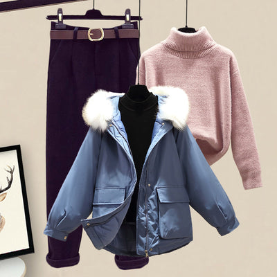 Conjunto de Sudadera Acolchada de Algodón para Mujer - Image 27