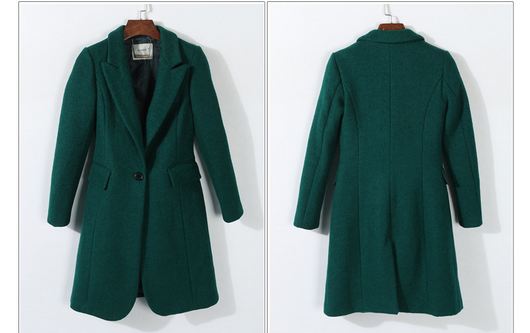 Chaqueta Coreana Slim Ajustada de Largo Medio - Image 7